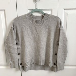 Madewell Side Button Sweater